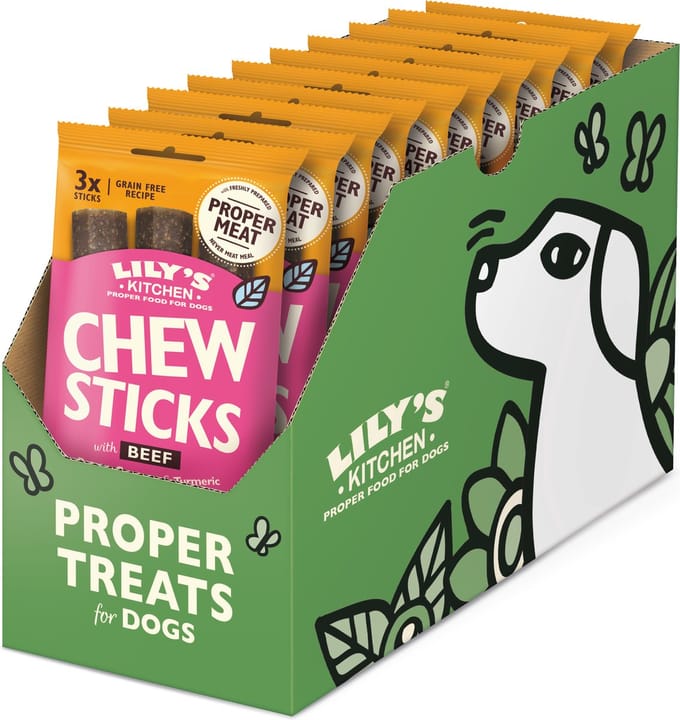 Lily's Kitchen - Hondensnacks - Chew Sticks Rund - 10 x 120 g