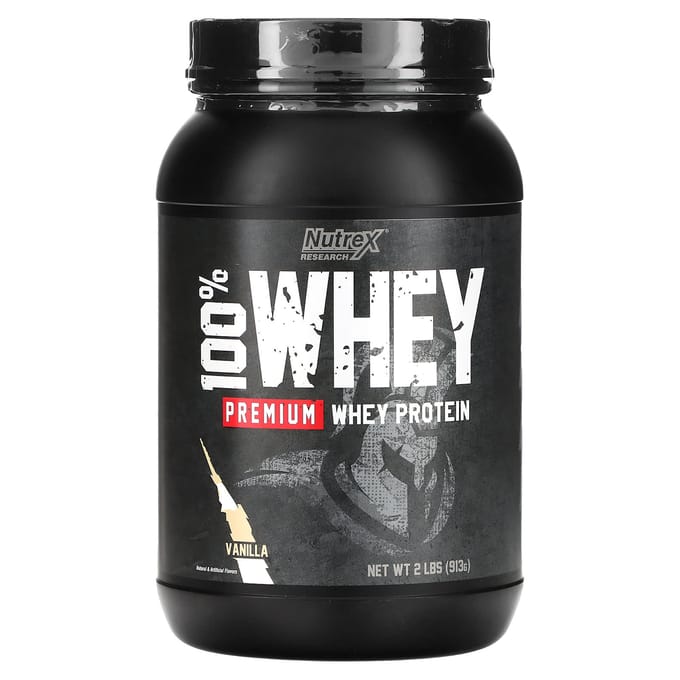 Nutrex Research, 100% Premium Whey Protein, Vanille, 2 lbs (913 g)
