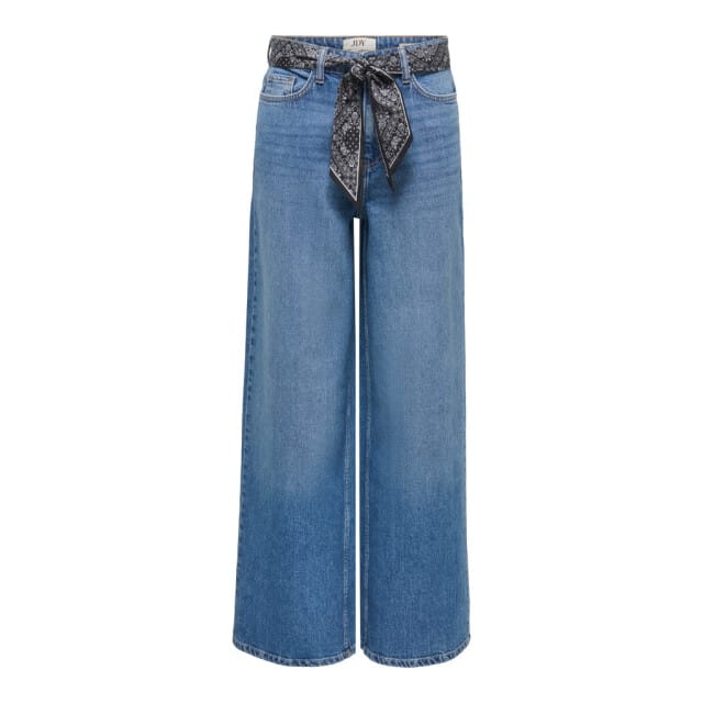 Jacqueline de Yong Jdyvera hw x-wid scarf jeans mb dnm blue denim