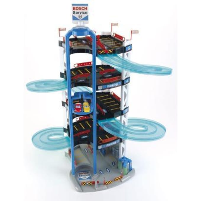 Klein Toys - Bosch mini speelgoed parkeergarage - autogarage - speelgoedgarage - vijf verdiepingen