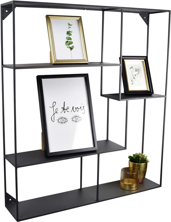 LOFT42 Wally Wandrek Vierkant Zwart - Metaal - 80x70x15