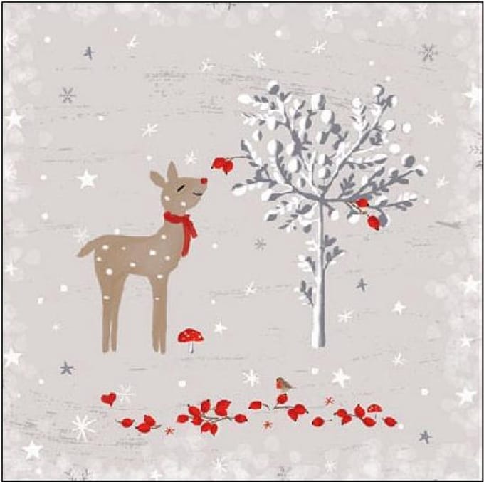 Ambiente Servetten Sniffing Deer 33cm 20 stuks