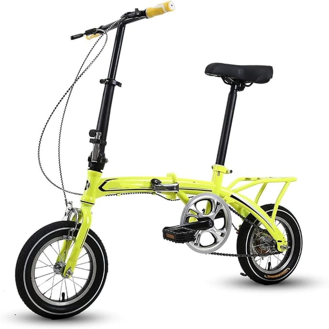 Vouwfiets - Compacte Stadsfiets - Studenten Werk - Lichtgewicht Mini - 12 Inch