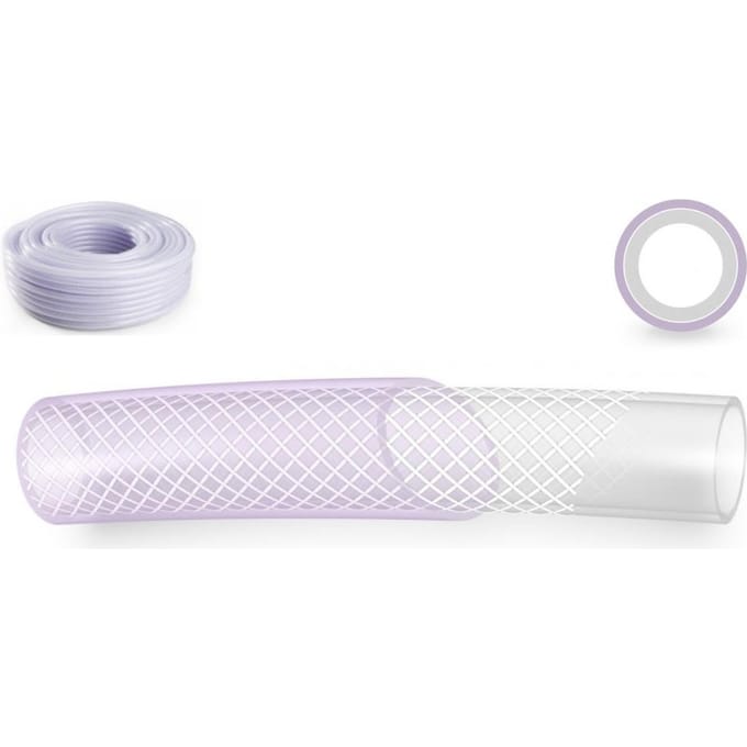 Polix Technische Slang - 12mm x 25m - Zwaar verstevigd - PVC