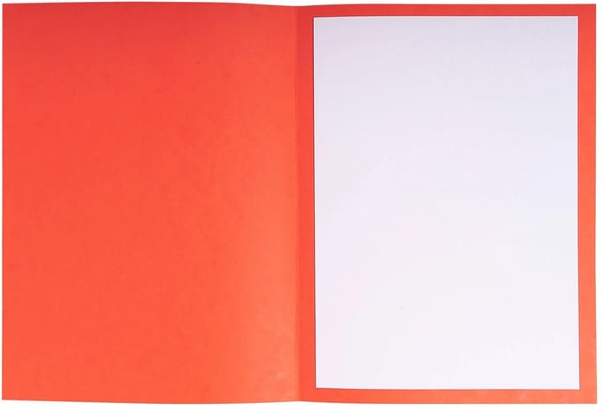 Exacompta 5x Pak van 25 pleidooimappen Voor/tegen versterkt karton 25x32cm - Rood - 220105E