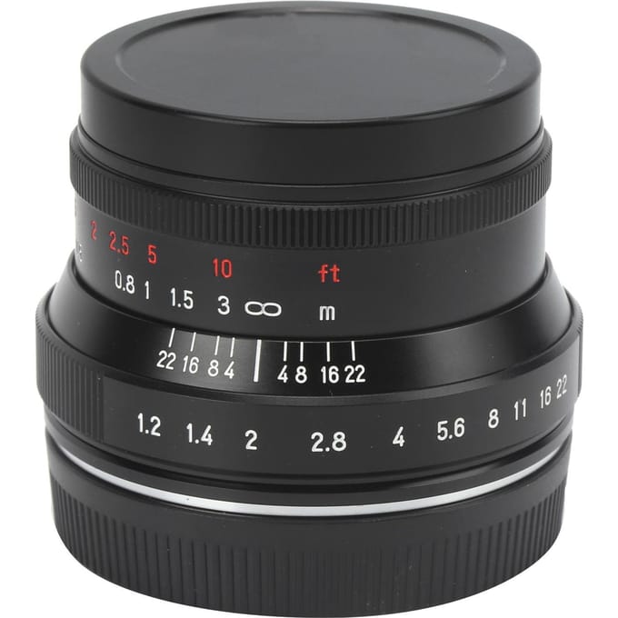 7Artisans 35mm F1.2 II Groothoeklens voor Canon EOS M5M6M6II voor EOS M Camera gray