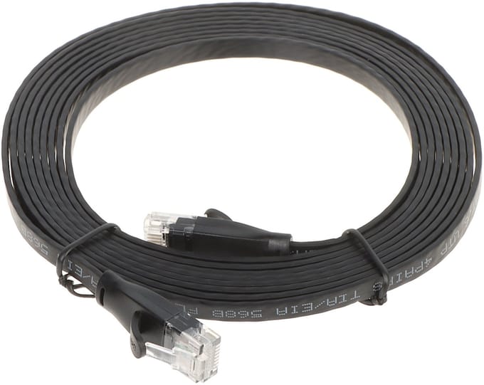 Unitek network cable - 3 m - black - Zwart - 3m