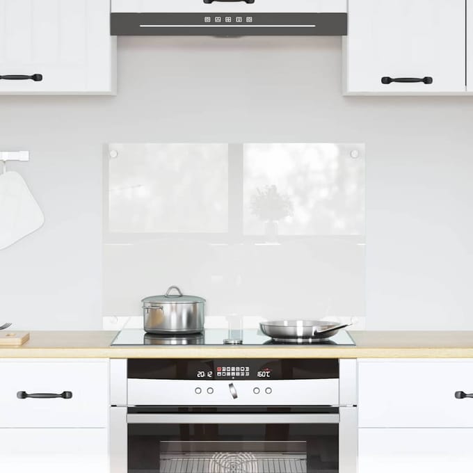 vidaXL - Keukenachterwand - Transparant - 70 - x - 50 - cm - gehard - glas