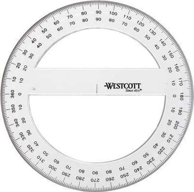 Kompasroos Westcott 15cm op - kaart