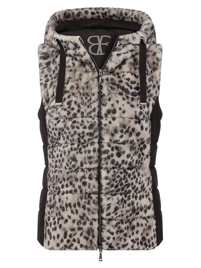 Iets getailleerde bodywarmer Van BASLER multicolour