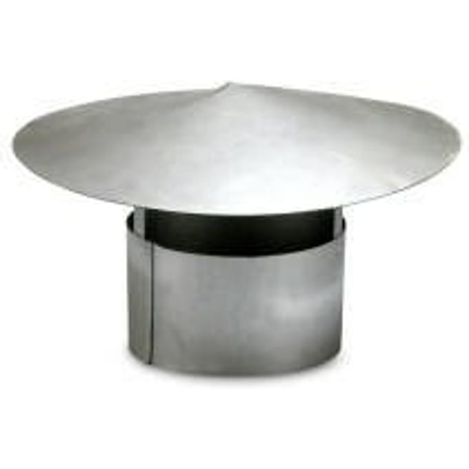 Uitlaatpijp Regenkap 120 mm