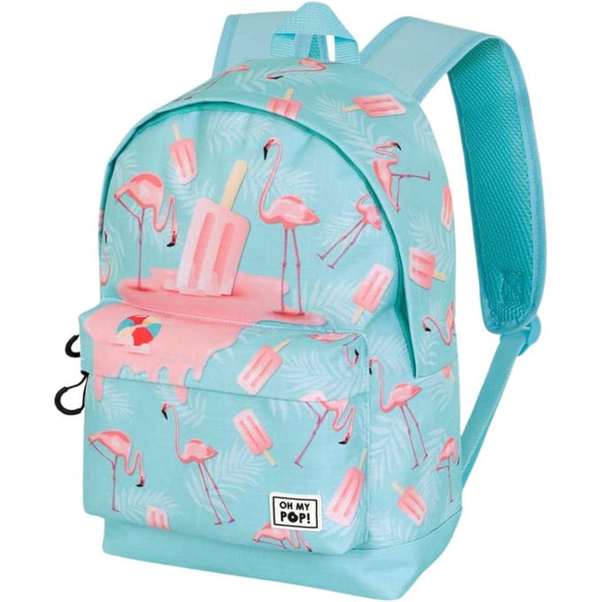 Karactermania - Oh My Pop! - Ice Flamingo-FAN HS Rugzak - Backpack 2.2 - Turquoise
