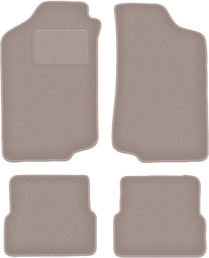 Beige veloursmatten voor: Volkswagen Golf II hatchback (1983-1992)