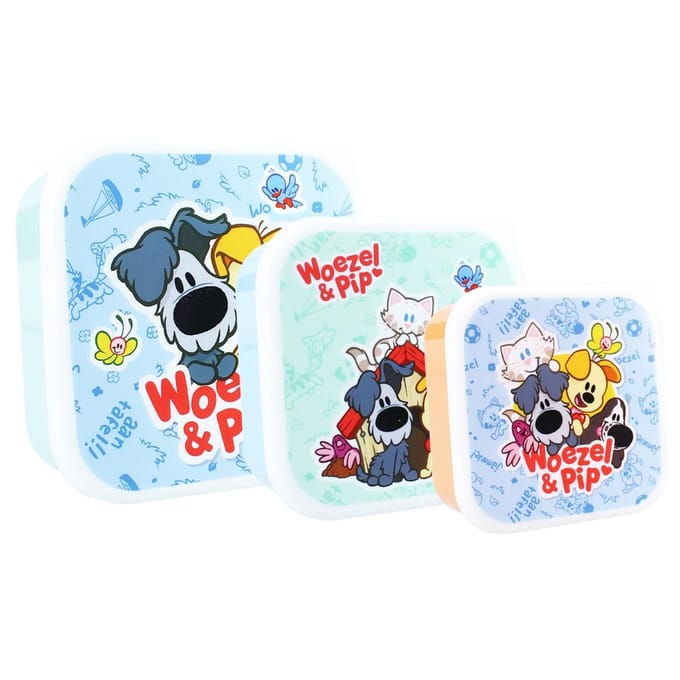 Vadobag Woezel & Pip - Snackbox en Fruitdoos - 3in1