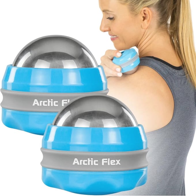 Koude Massagebal Roller - 2-Pack voor Diepe Weefselmassage en Pijnverlichting