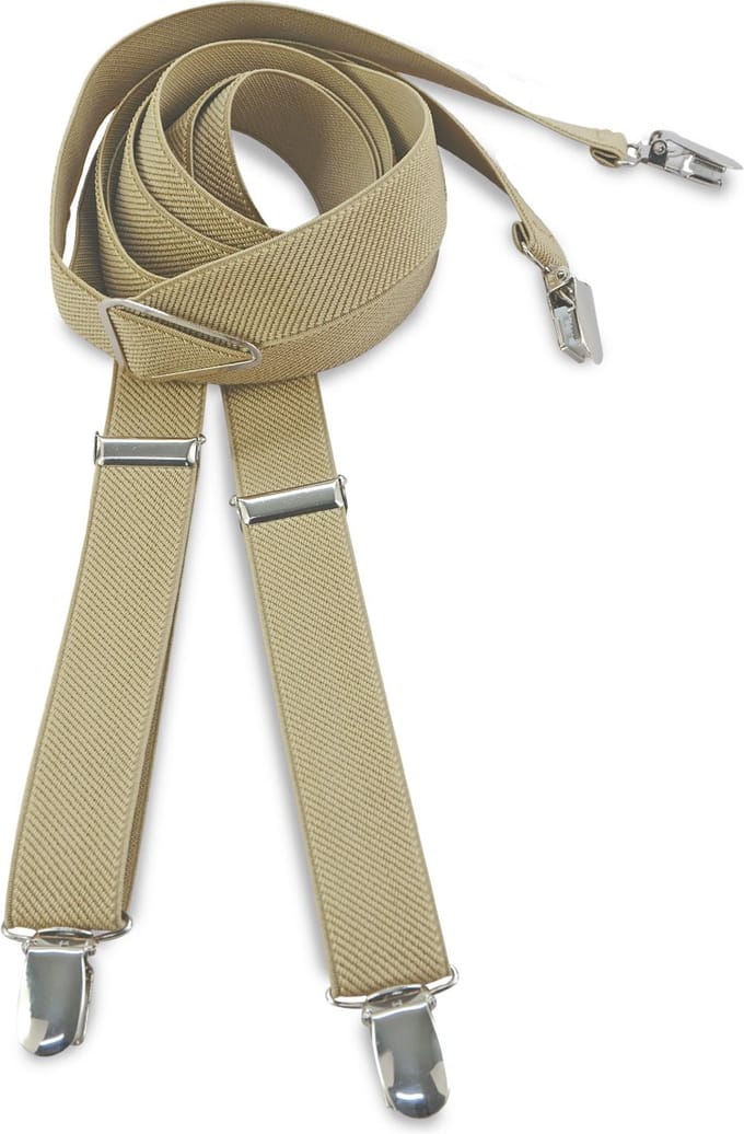 JB Collection - Bretels - bretels beige smal - beige