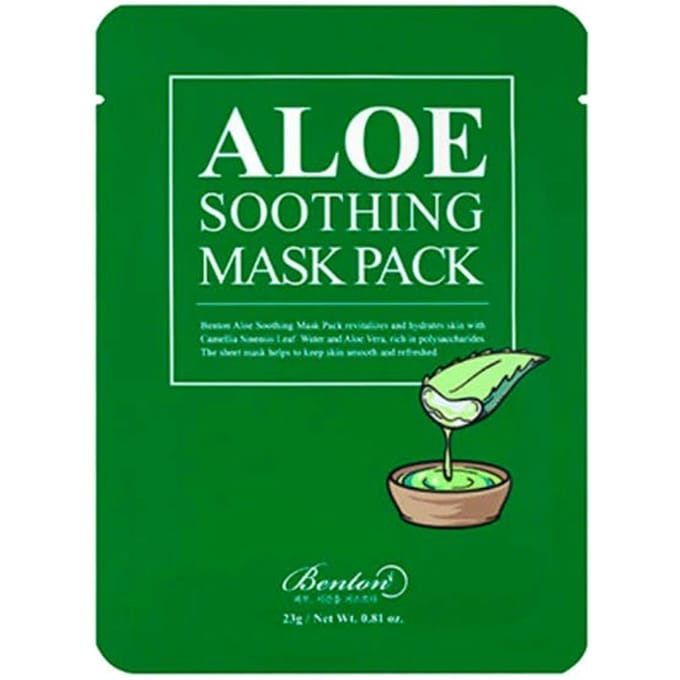 Benton Aloe Soothing Mask Pack - Gezichtsmasker - 28 g - 1 stuk