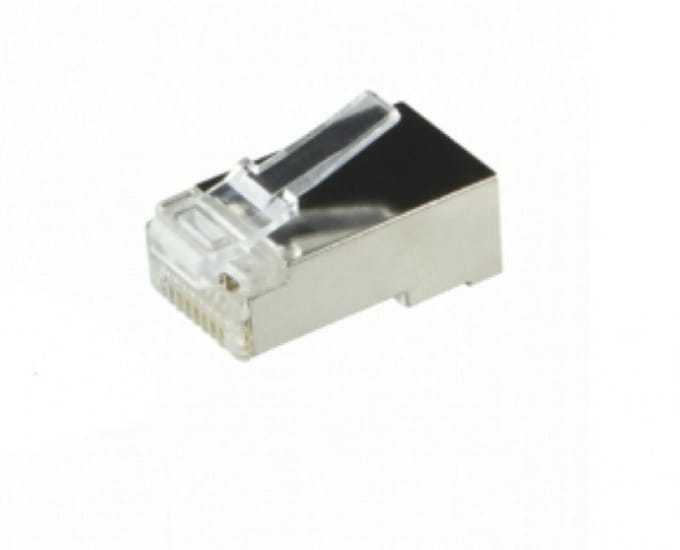 DANICOM FTP CAT6 RJ45 Connector - voor stugge kern - 10 stuks
