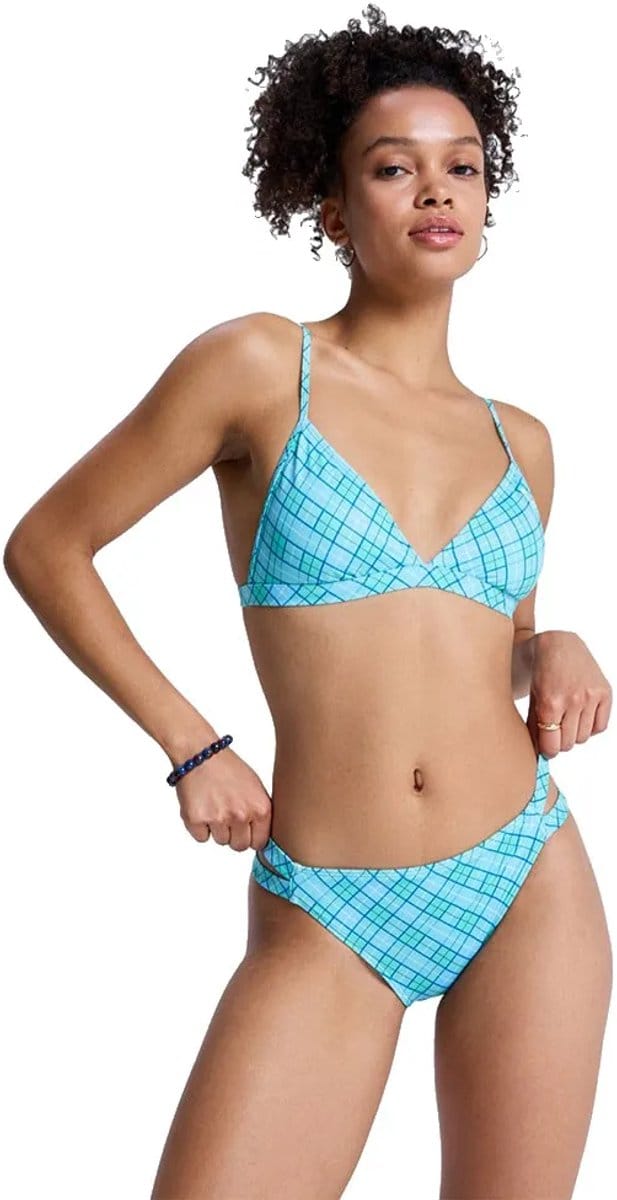 Roxy Essentials Pt Fix Triangle Classic Bikini Blauw S Vrouw