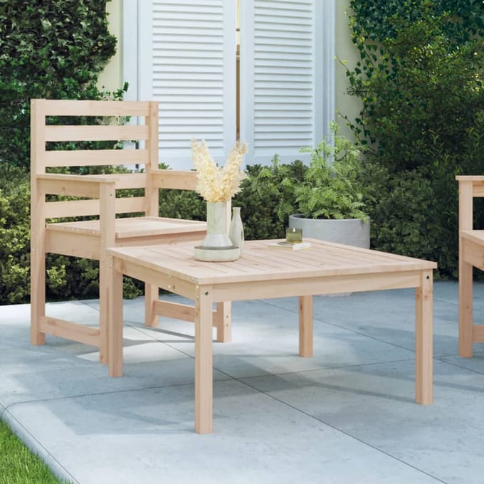 vidaXL - Tuintafel - 82,5x82,5x45 - cm - massief - grenenhout