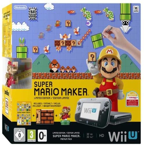 Nintendo WiiU Premium Pack 32GB Boxed-Super Mario Maker (Wii U) Gebruikt