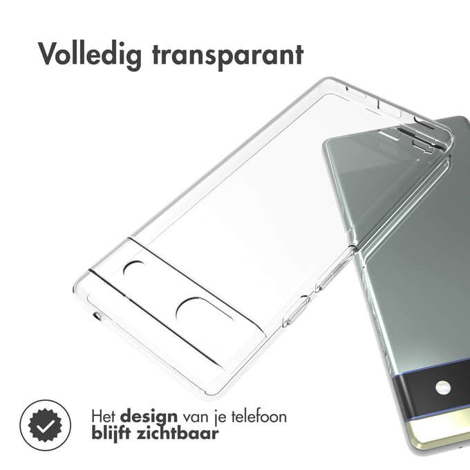 Accezz Hoesje - Geschikt voor Google Pixel 6a - Clear Backcover - Transparant