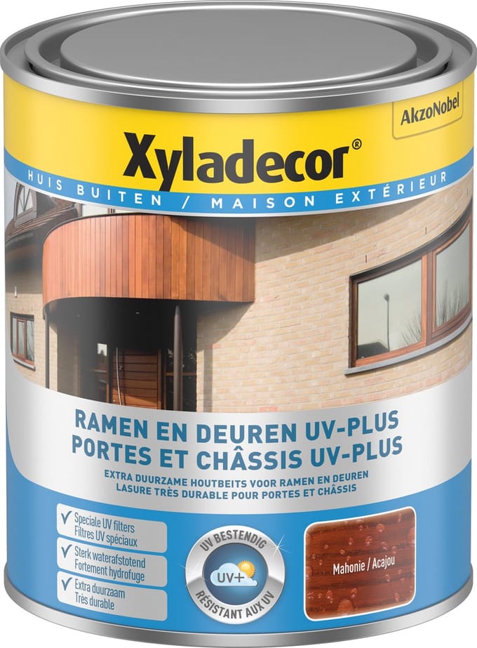 Xyladecor - Ramen & Deuren Uv-Plus - Mahonie - 0,75 L