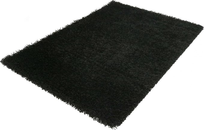 Vloerkleed Shaggy Plus 1074 Black 200x290 cm