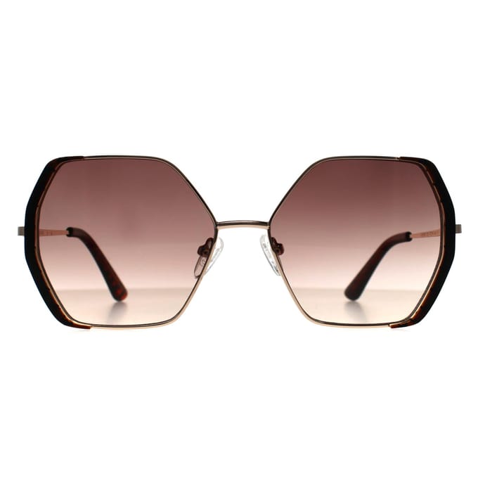 Guess Vierkant Vrouwen Goud Bruin Gradiënt GF0387