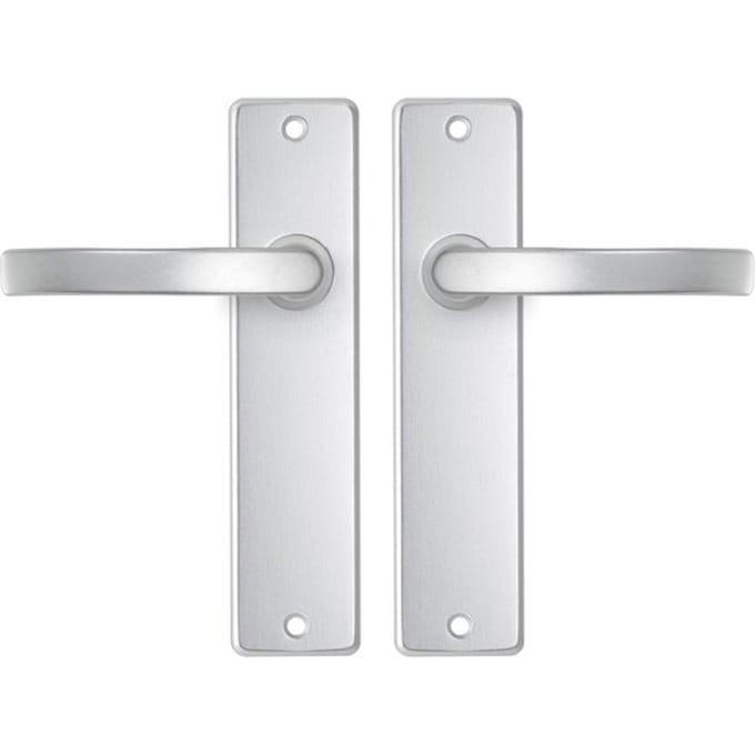 AXA Deurbeslag set Binnendeur - Edge Basic Blok - Deurkruk Aluminium - Deurklink met schild