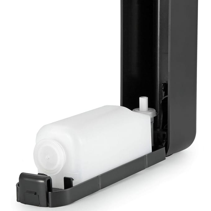 300ml Handmatige Zeepdispenser Druk ABS Wandmontage Douchegelcontainer voor Thuis Hotel zwart