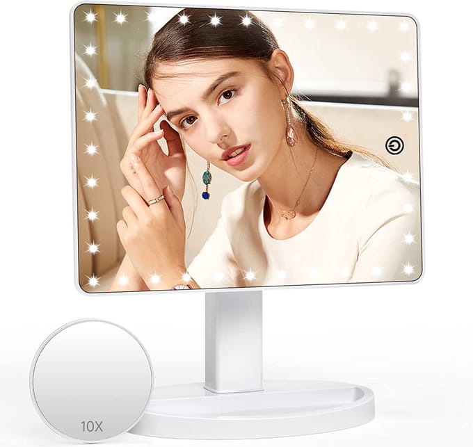 Luxe Make Up Spiegel – Make up Mirror – Kaptafel – Vrouwen Accessiores Cadeau