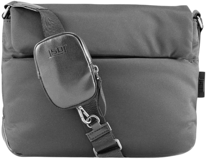 JOST Schoudertas Falun Flap Shoulder Bag Grey Donkergrijs