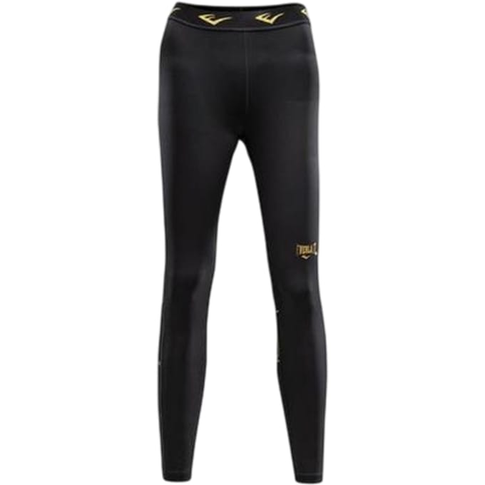 Everlast Dames/Dames Leonard Legging (Zwart/Goud)