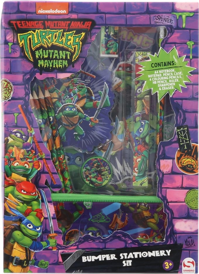 Turtles schrijfwarenset
