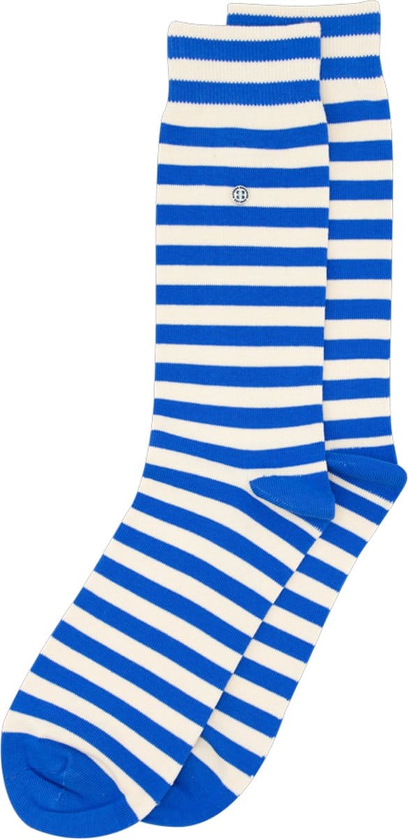 Alfredo Gonzales unisex sokken harbour stripes blauw & wit