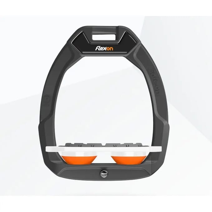Veiligheidssporen Plat Grip Antraciet/Wit/Oranje Flex-On Safe-On