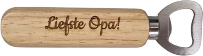 flesopener voor Opa - Opener - hout 9 x 3 cm