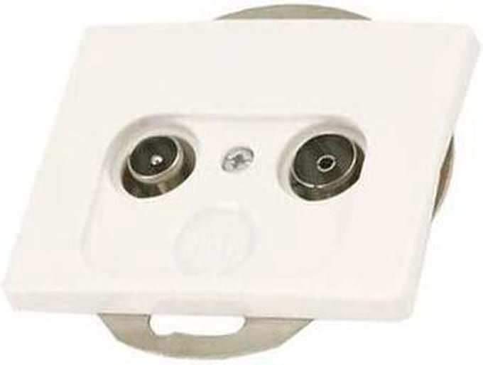 Berker Arsys Radio/TV Wandcontactdoos - Inbouw - Polarwit