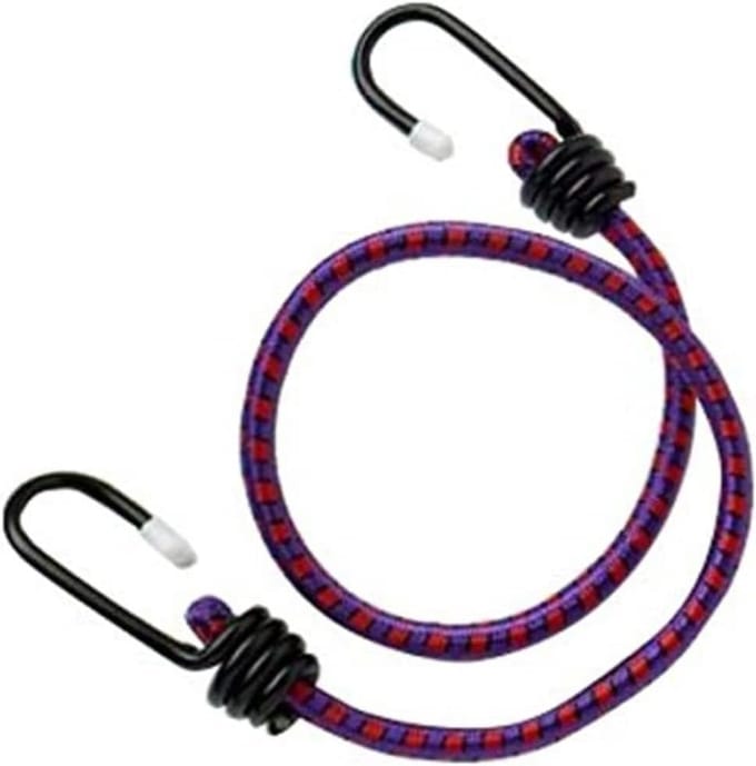 Elastische Bagageband 450 x 8 mm - 2 stuks - Wit - Sterk en Veelzijdig