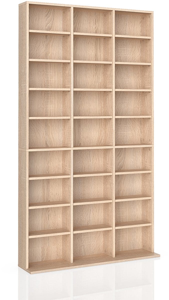 Vicco Jukebox CD Rek – 102 x 178 cm Sonoma