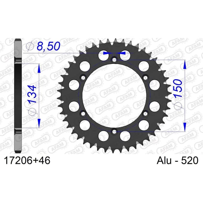 Tandwiel Afam 520 46 dents