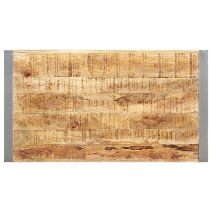 vidaXL - Salontafel - 110x60x40 - cm - ruw - mangohout