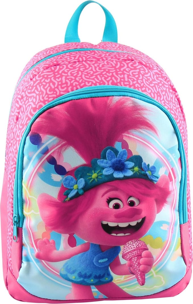 TROLLS Wereldtour Poppy Rugzak Rugtas School Tas 5-10 Jaar