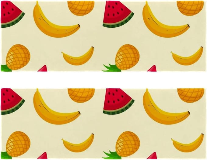 Microfiber Handdoek - Sport Handdoek - Snel Drogen - Super Absorberend - 29.5x81.5cm - Veelkleurig Fruit