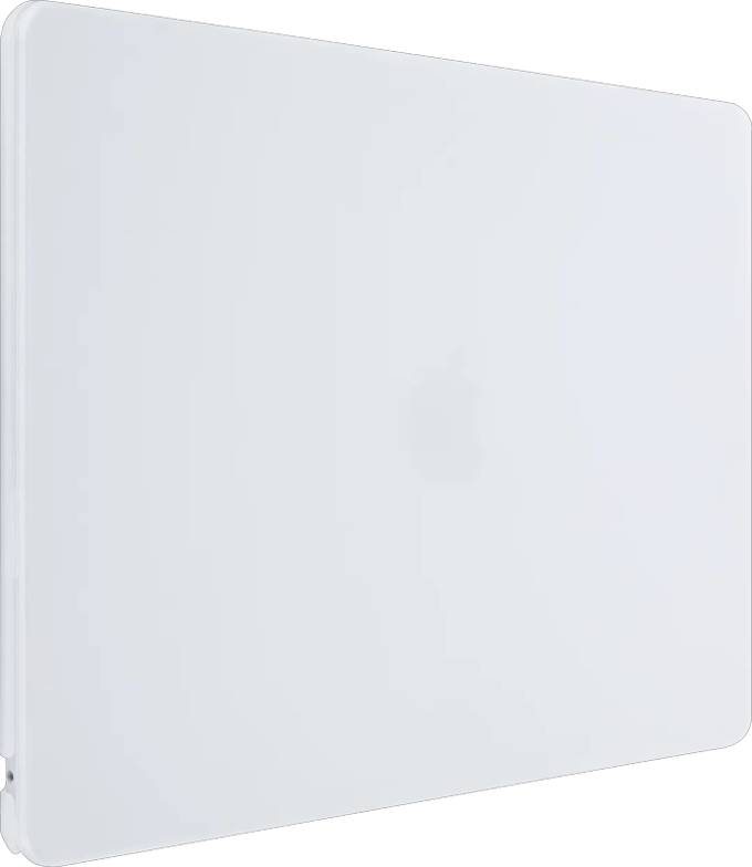 BlueBuilt Hardcase Transparant Mat voor MacBook Air 15,3 inch