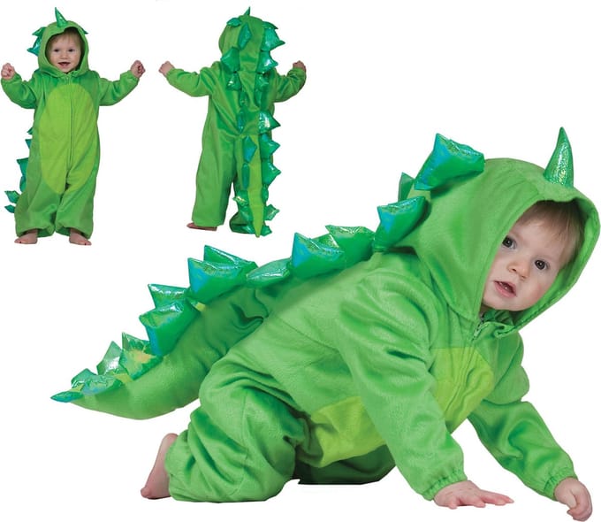 Dinosaurus kostuum Gino