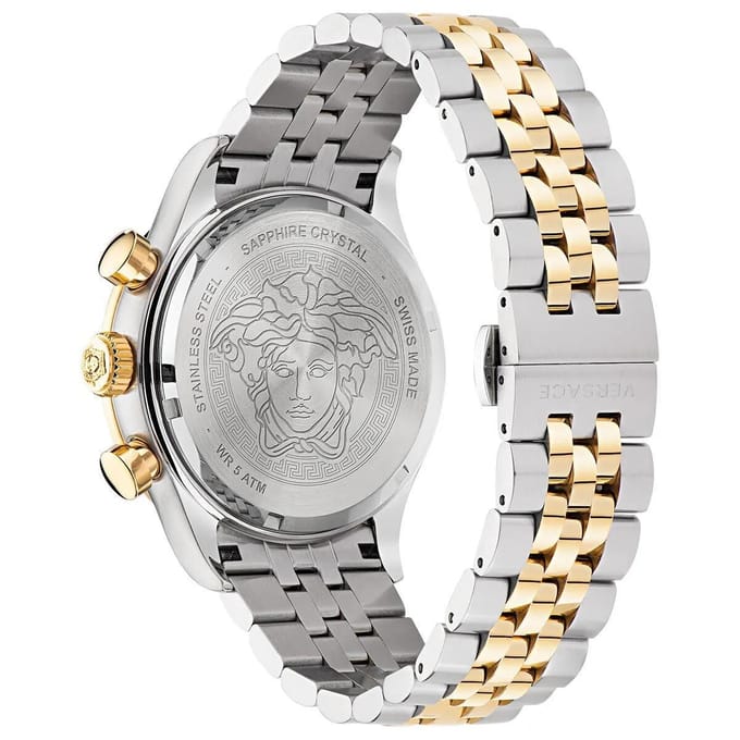Versace VRSCVE2U00422 Analoog Armbandhorloge voor Dames goud