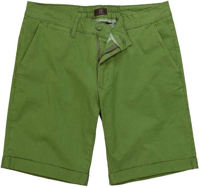 JP 1880 - Heren - Chino-bermuda Buik-Fit Regular Fit - Mosgroen - Maat 60