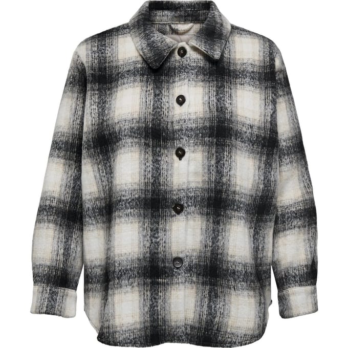 ONLY CARMAKOMA CARLOU CHECK JACKET OTW Dames Jas - Maat M-46/48
